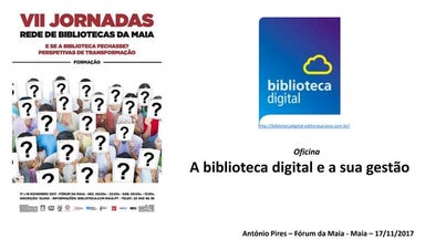 Biblioteca digital e a sua gestão