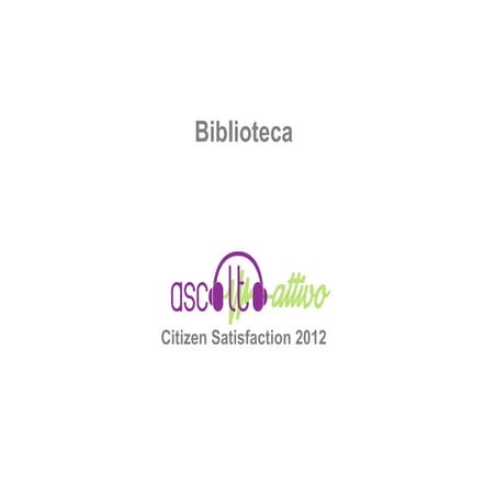 BIBLIOTECA report