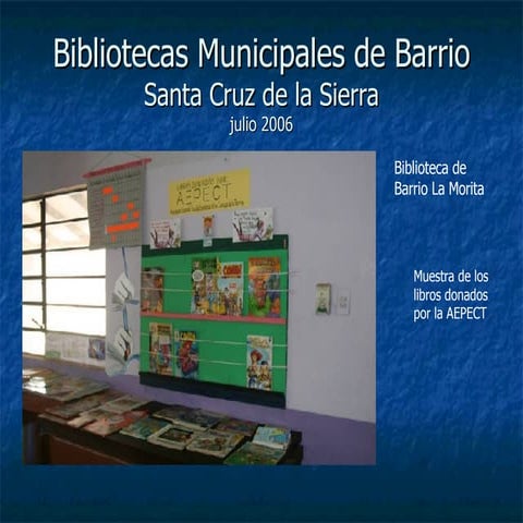 Bibliotecas Municipales De Barrio