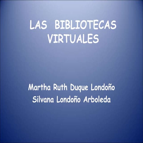 Biblioteca Virtual | PPTX
