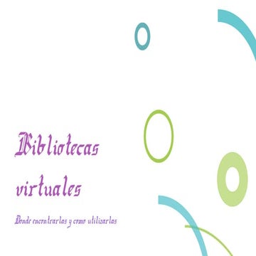 Implementación de una biblioteca virtual | PPTX