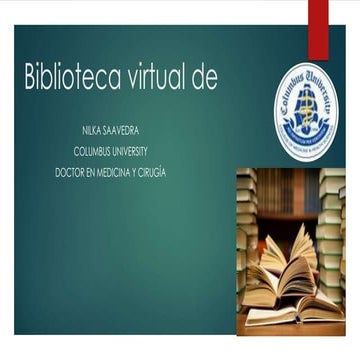 Biblioteca virtual | PPTX
