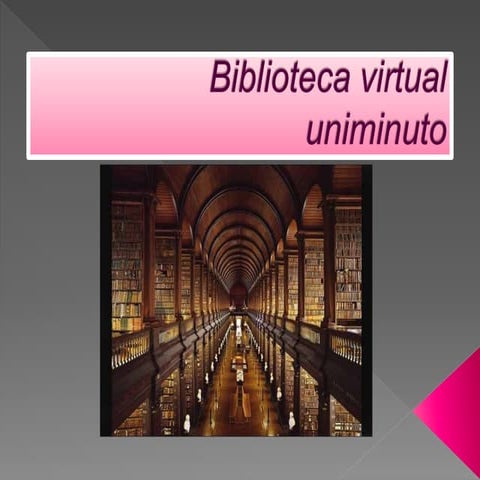 Uso de la biblioteca virtual | PPTX
