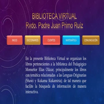 Biblioteca virtual | PPTX