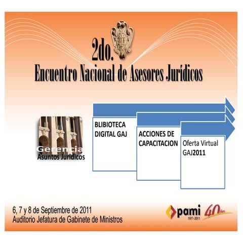 Biblioteca y capacitacion gaj