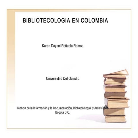 Bibliotecologia en colombia