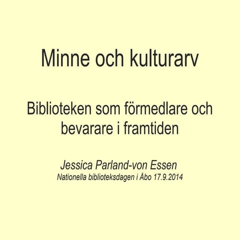 Biblioteksdagarna 2014 i Åbo