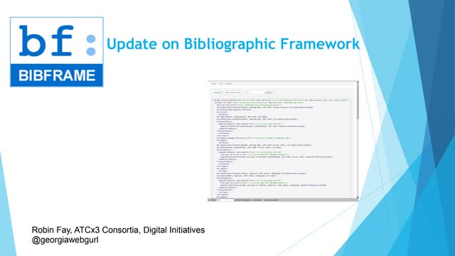 BIBFRAME, Linked data, RDA 
