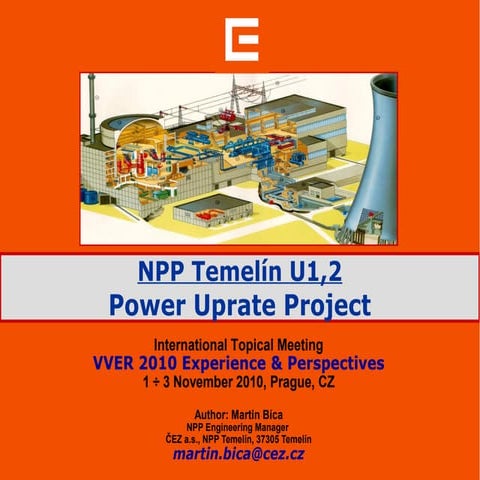 Temelin power uprate