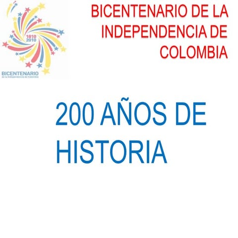 Bicentenario de la independencia de colombia