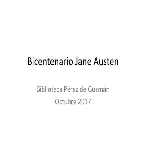 Bicentenario jane austen