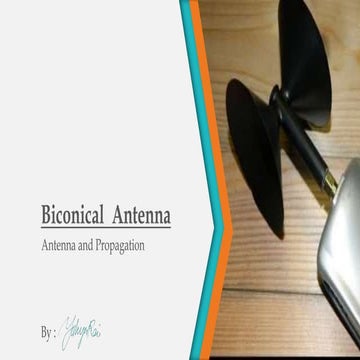 Design and Application of Biconical Antenna