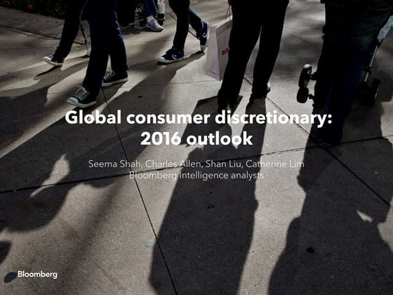 Global consumer discretionary: 2016 outlook