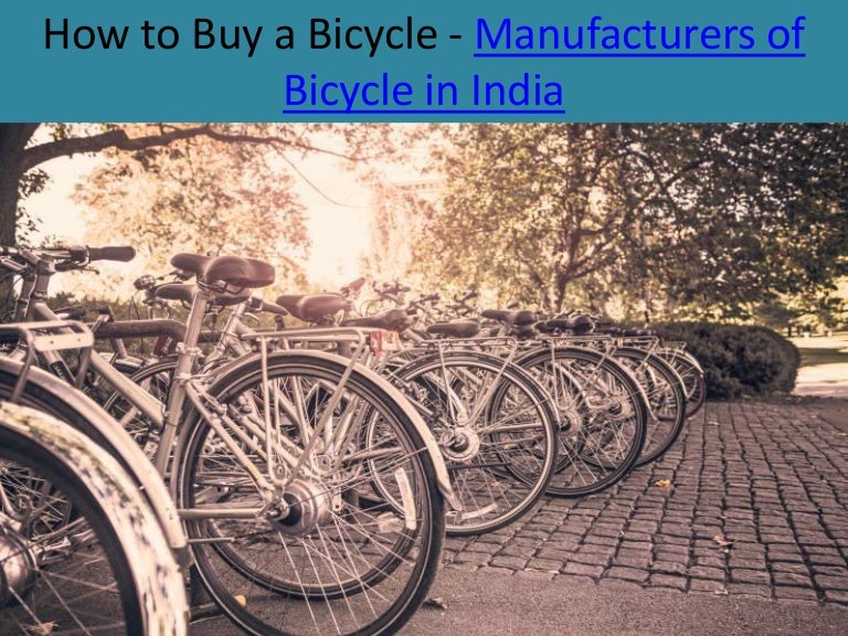 Bicycle manufacturer in india