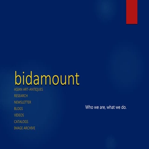 Weekly Chinese Asian Art News Letter Bidamount News Pptx