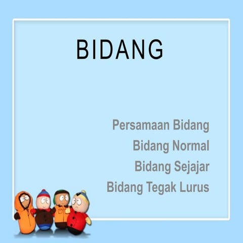 Analisis Vektor ( Bidang )
