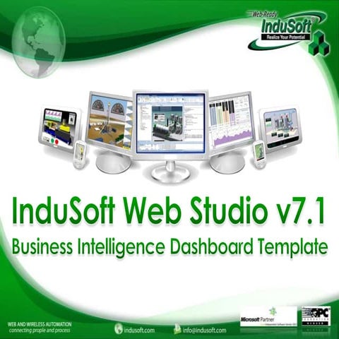 InduSoft Business Intelligence  Dashboard Template Webinar
