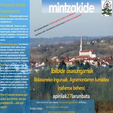 Bidaxuneko inguruak.