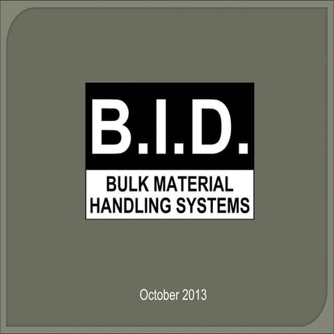 Bid corporate presentation