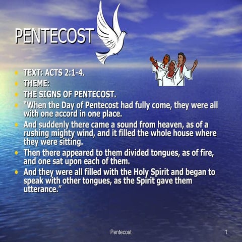 Pentecost.