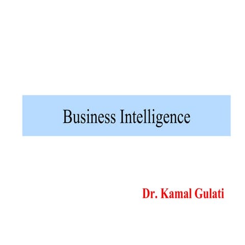 Business Intelligence 