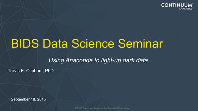 Bids talk 9.18