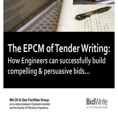 Bid write presentation   engineers australia & spe 7 feb12-1