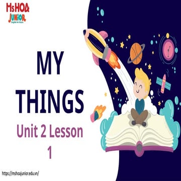 Interactive Vocabulary and Structure Lesson on Everyday Objects for ...