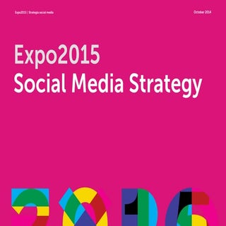 Social media strategy - Expo 2015 M...