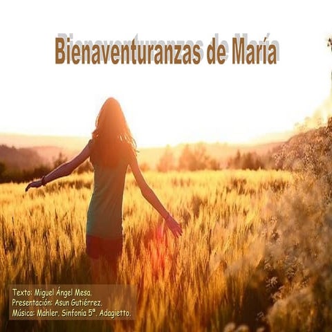 Bienaventuranzas de María (pps)