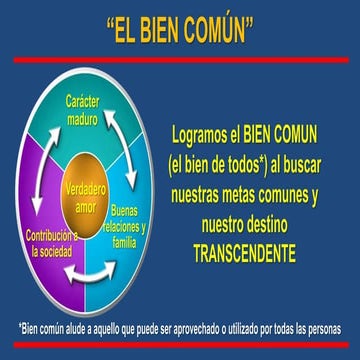 EL BIEN COMUN