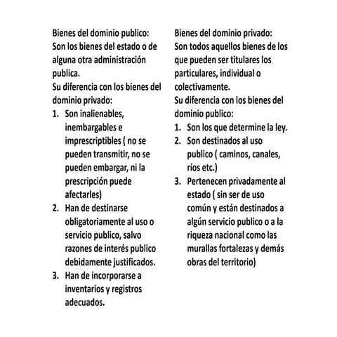 Bienes del dominio publico y privado | PPTX