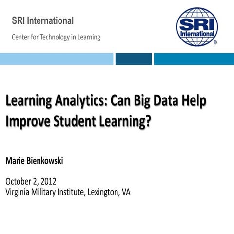 Big Data for Student Learning