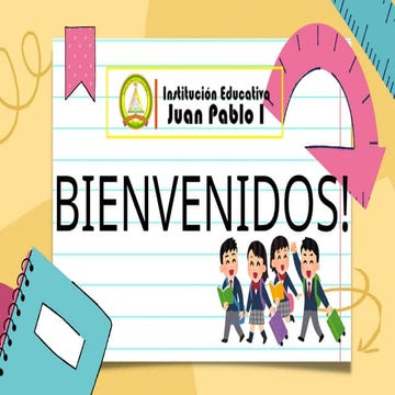 BIENVENIDA A ESTUDIANTES A LA EDUCACIÓN INICIAL | PPTX