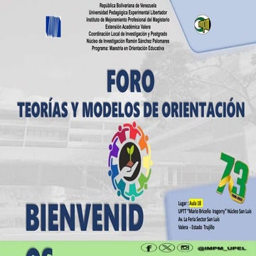 Bienvenida Foro Modelos de Orientacion.pptx