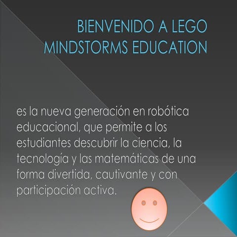 Bienvenido a lego mindstorms education