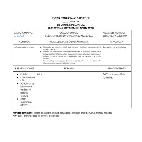 Cuaderno de Trabajo III - 3 Años Comunicación | DOC