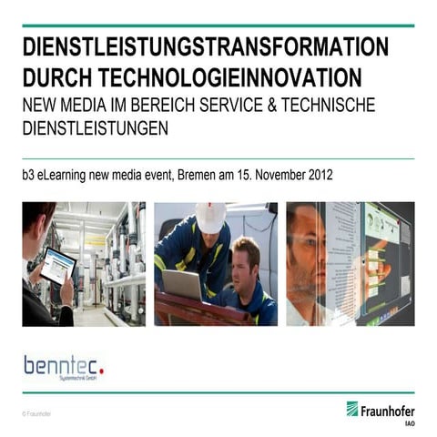 Dienstleistungstransformation durch Technologieinnovation