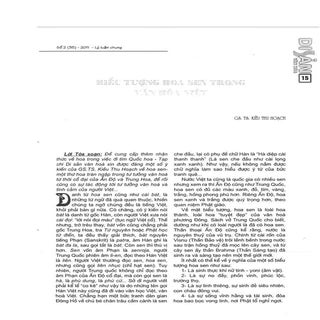 Bieu tuong hoa sen trong van hoa viet