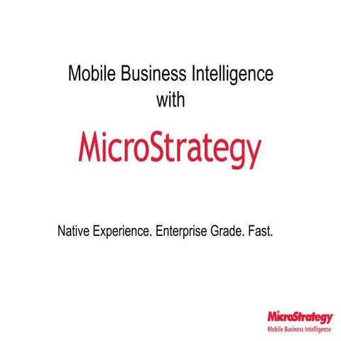 BI Forum 2010 - Mobile Business Intelligence