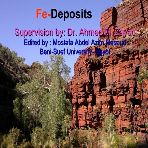 Fe-deposits