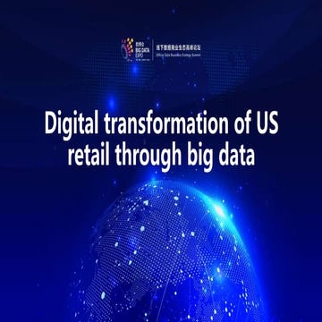 Digital transformation of US retail through big data