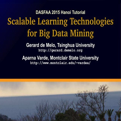 Scalable Learning Technologies for Big Data Mining | PDF