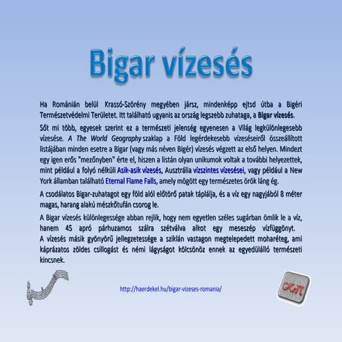 Bigar vízesés