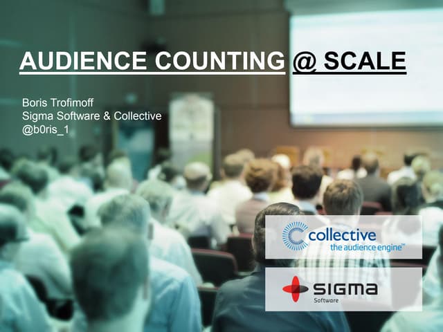 Big Audience at Scale — Spark and Big Data
