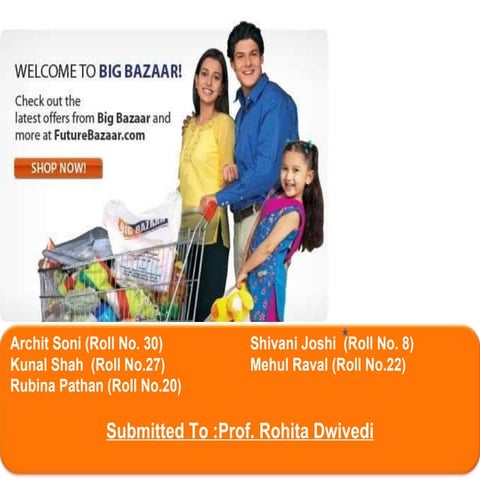 Retailing of Big bazaar 