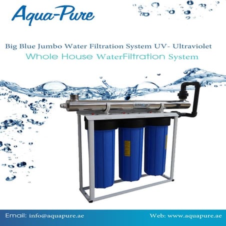 Aqua Pure Big blue jumbo with uv ultraviolet