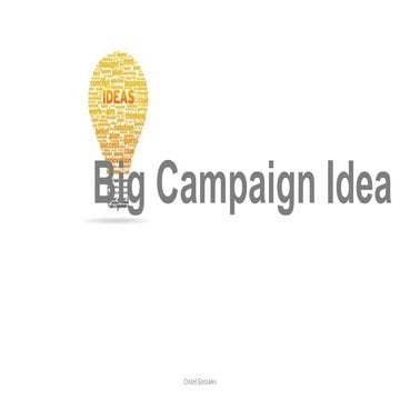 Big Campaign Idea