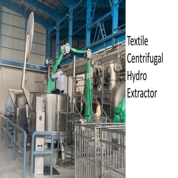 Centrifugal Hydro Extractor | PDF