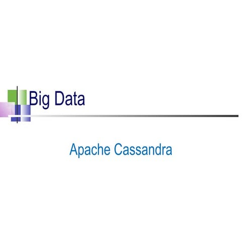 Big data - Cassandra
